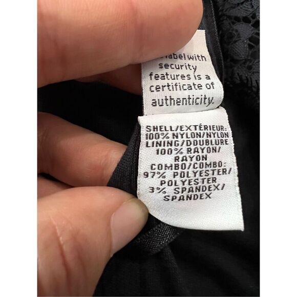 Diane Von Furstenberg Sleeveless Overlay Black Cover Vest Size 0 - Picture 5 of 9